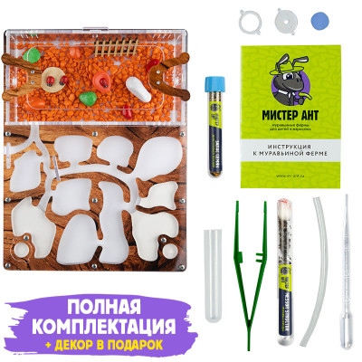 Комплект муравьиной фермы Медиум "Дерево"
